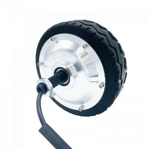 6.5 inch thin model high torque brushless DC wheel motor 24v energy saving servo motor