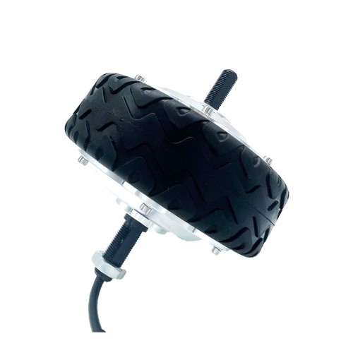 6.5 inch thin model high torque brushless DC wheel motor 24v energy saving servo motorpicture3