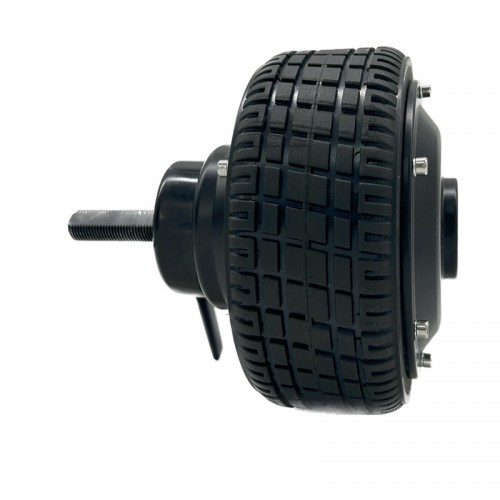 Robot wheel integrated 6 inch electromagnetic brake motor 24/48V class 6 waterproof brushless DC electric car motorpicture3