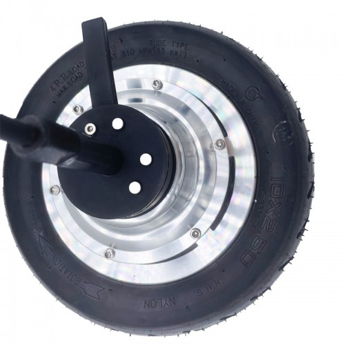 10 inch single and double shaft toothed electromagnetic brake motor electric car electric wheelchair DC brushless motorpicture2