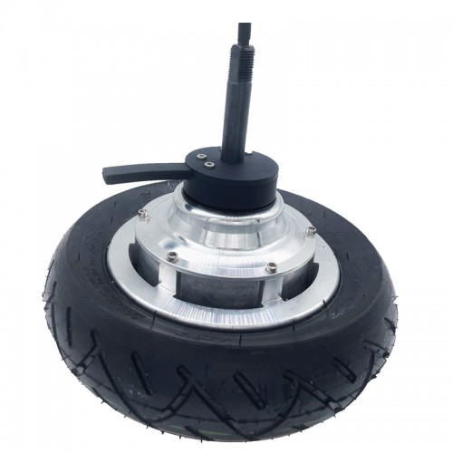 10 inch single and double shaft toothed electromagnetic brake motor electric car electric wheelchair DC brushless motorpicture3
