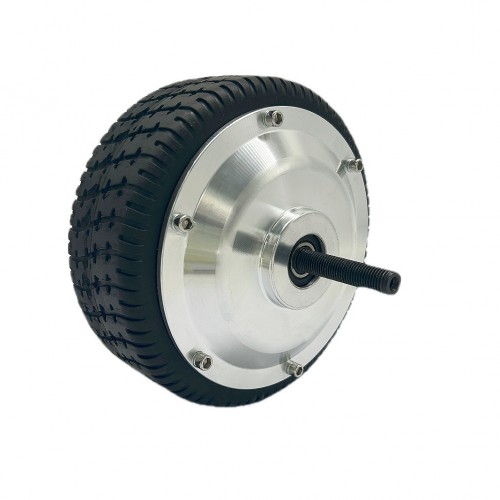 6-inch dual-axle silver cover hub motor 24V/48V/60V DC scooter electric car motorpicture3