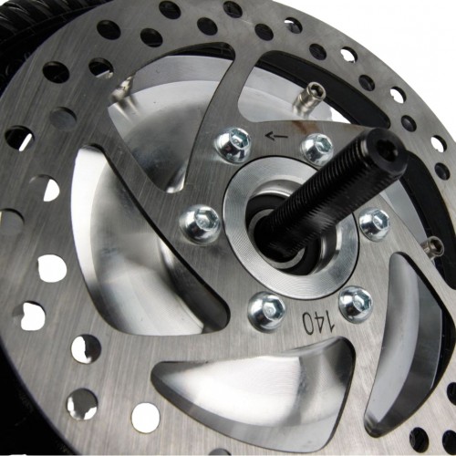 8" Wheel Motor Disc Brake Geared Motor Toothed Motor Brushless DC Motorpicture3