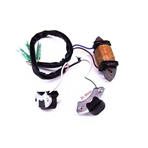 61N-85543-09  61N-85543-19 Charge Coil for Yamaha C 25HP 30HP 2-Stroke Outboard Engine E25B E30Hpicture2
