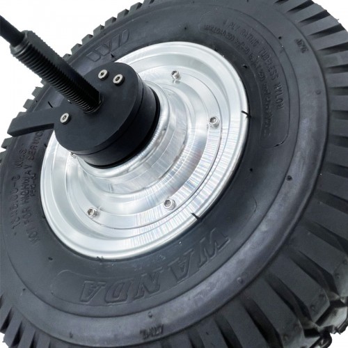 13 inch single and dual axis electromagnetic brake motor small logistics intelligent robot waterproof wheel motorpicture2