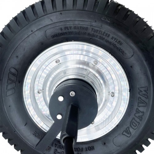 13 inch single and dual axis electromagnetic brake motor small logistics intelligent robot waterproof wheel motorpicture3