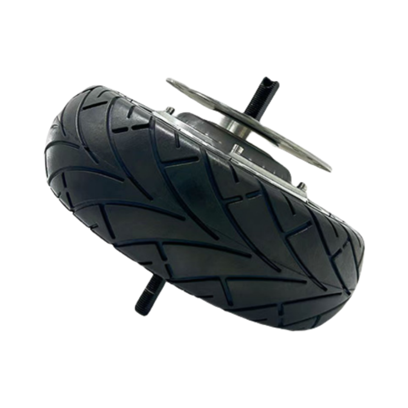 9.5 inch disc brake motor with teeth 48V DC brushless motor high torque dual axle hub motor