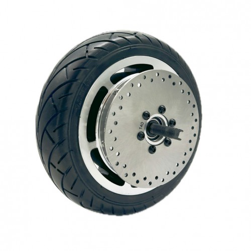 9.5 inch disc brake motor with teeth 48V DC brushless motor high torque dual axle hub motorpicture3