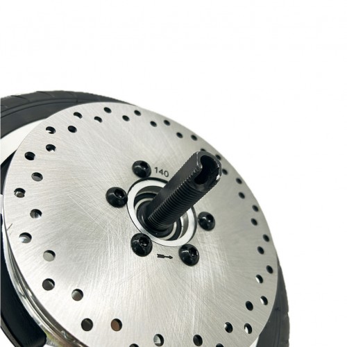 9.5 inch disc brake motor with teeth 48V DC brushless motor high torque dual axle hub motorpicture4