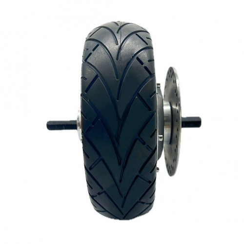 9.5 inch disc brake motor with teeth 48V DC brushless motor high torque dual axle hub motorpicture5
