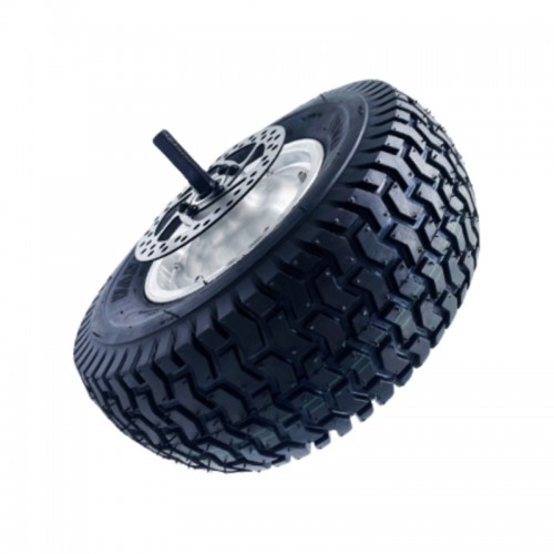 Golf cart 13 inch high power silver cover single shaft disc brake motor go kart bumper car electricpicture4