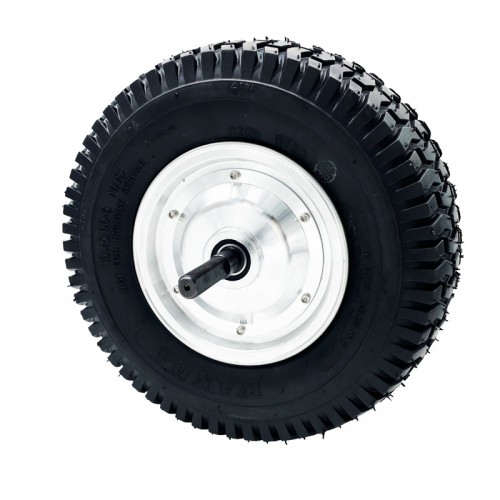 13 inch silver cover DC brushless wheel motor off-road tires golf cart single and double side axle motor