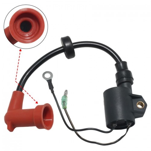 Ignition Coil 61N-85570-00 61N-85570-10 Ignition Coil for Yamaha 1994-2012 20HP 20, 1994-2016 25HP 25, 1998-2012 30HPpicture4