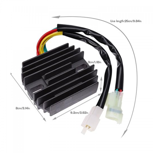 Voltage Regulator Rectifier for Arctic Cat 375 ATV (2001–2008) 3402-682picture3