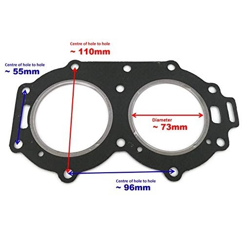 61N-11181-A0 A1 A2 for Yamaha Cylinder Cyl Head Gasket C30 30HP E25HP 2 Stroke Engine61N-11181-A1picture2