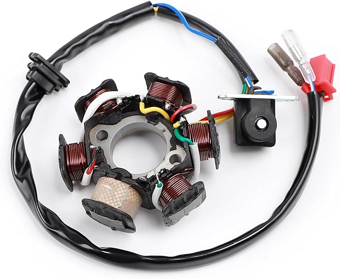 Compatible with GY6 Scooter Moped 150cc AC 6 AC 6 Pole Coil for GY6 150