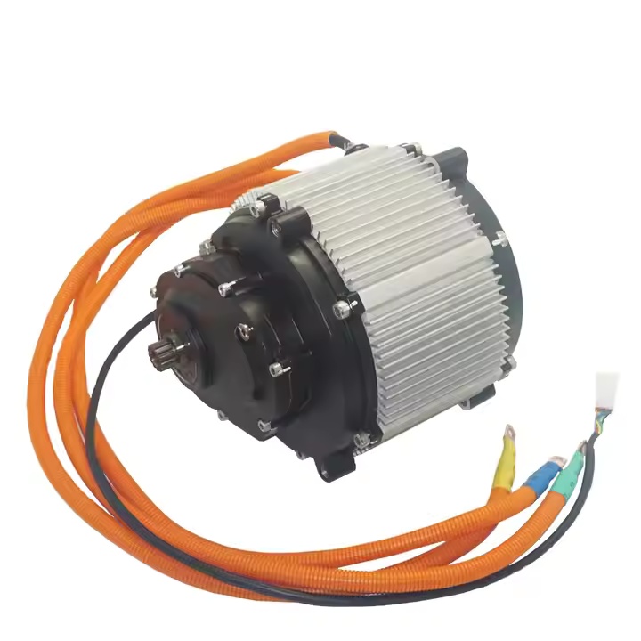 High power SIA200-50 12000W 150KPH center drive motor with gearbox for electric motorcycle