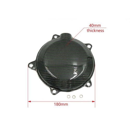 Motorcycle Carbon Fiber Clutch Cover Guard CC06 for KTM XCF/SXF450 13-15 EXC/XCW450/500 12-16picture2