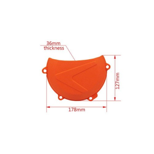 Motorcycle Engine Plastic Clutch Cover Guard TKM03 for KTM HUS QVARNA TC FC TE FE EXC-F EXC-F 125 250-500picture5