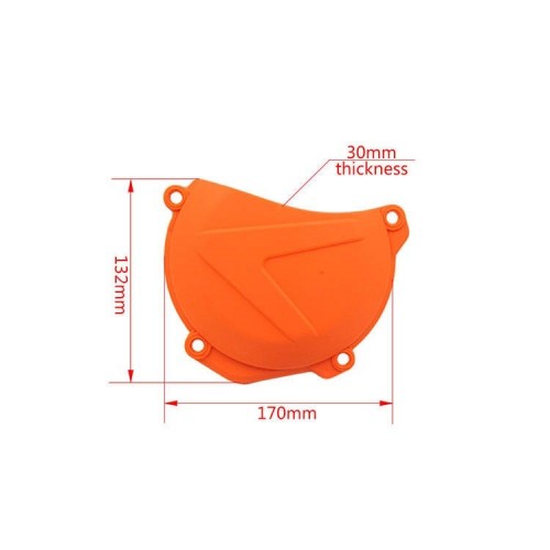 Motorcycle Engine Plastic Clutch Cover Guard TKM01 for KTM SXF XCF EXC CXW EXC XCW 250 350 HUS QVARNA FC250 FS250 FE350picture2
