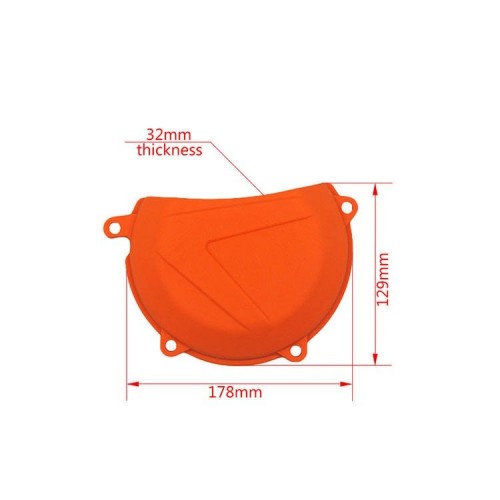 Motorcycle Engine Plastic Clutch Cover Guard TKM02 for KTM HUS QVARNA XCF450 SXF450 EXC450 XCW500 FC FX FE 450 501picture3