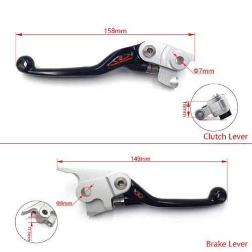 CNC Folding Clutch Lever Handle for FC250 FC350 FX350 TC125 TC250 TE150 TX125 Motocrosspicture6