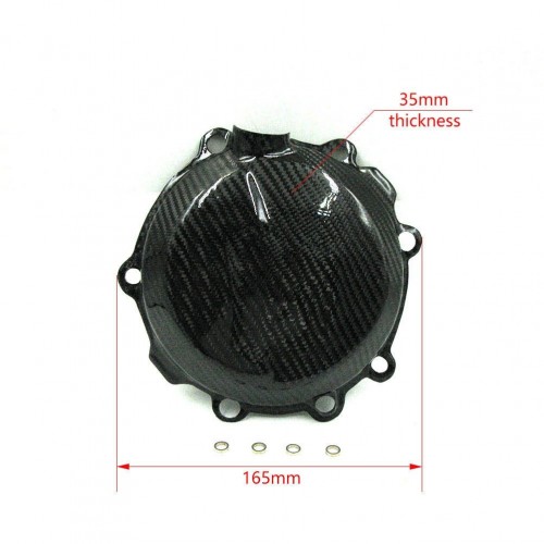 Motorcycle Carbon Fiber Clutch Cover Guard CC04 for HUSQVARNA TC250 17-20 TE250/300 17-20 TX300 17-20picture4