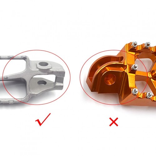 Motorcycle Stainless Steel Foot Pegs Pedal FE TC TE TX FX SX SXF XC XCW XCF EXC EXCF for KTM HUSQVARNApicture4