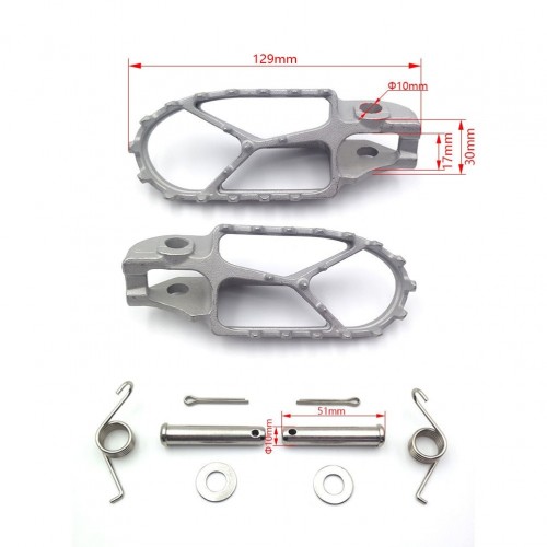 Motorcycle Stainless Steel Foot Pegs Pedal FE TC TE TX FX SX SXF XC XCW XCF EXC EXCF for KTM HUSQVARNApicture6