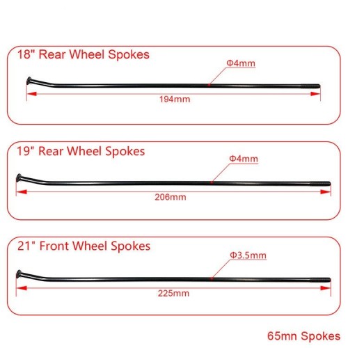 Motorcycle Dirt Bike Spoke Nipple Kit FE TE FC TX SX SXF XC XCF XCW EXC EXCF for KTM HUSQVARNApicture4