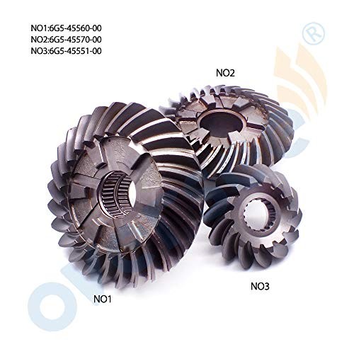 6G5-516070-FF 6G5-45551-00 Pinion, 6G5-45560-00 Forward, 6G5-45571-00 Reverse Gear Set for Yamaha 150HP 175HP 200HP 2/4Tpicture4