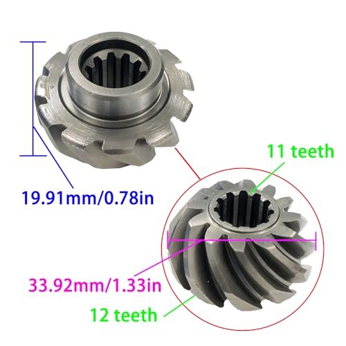 Gear Set for Suzuki 9.9HP 15HP DT9.9 DT15 DF9.9 DF15 57311-93901 Pinion & 57510-93902 Forward & 57521-93902picture2