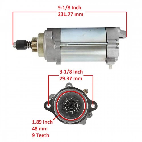 Starter Motor for Ski-Doo MX Z Series Snowmobiles 500SS 600HO 800R 2009picture4
