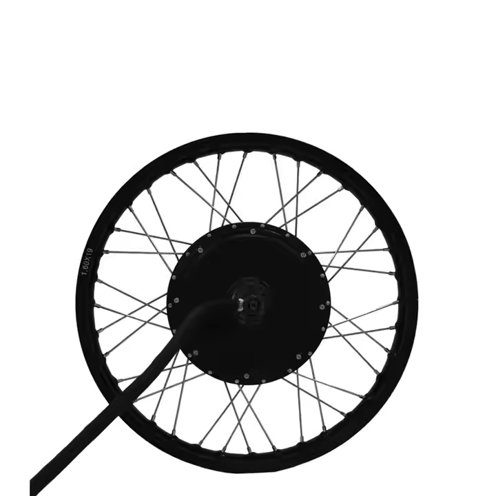 QS205 High Power Motorcycle Hub Motor with 17x1.6-inch Rear Wheel