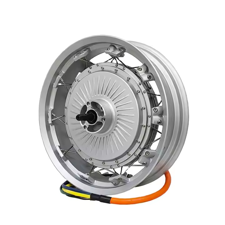 17 * 4.25 inch silver electric motorcycle 120 km/h speed 8000W 273