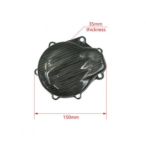 Motorcycle Carbon Fiber Engine Ignition Cover Guard for KTM EXC-F 450/500 2017-2023 XCF-W 450 2023 XCF-W 500 2020-2022picture2
