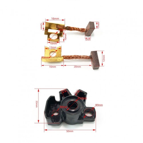 Motorcycle Engine Parts 79240001000 SXF XCF EXCF Starter Motor Carbon Brushes Repair Kit for KTM HUS QVARNA GASGASpicture4