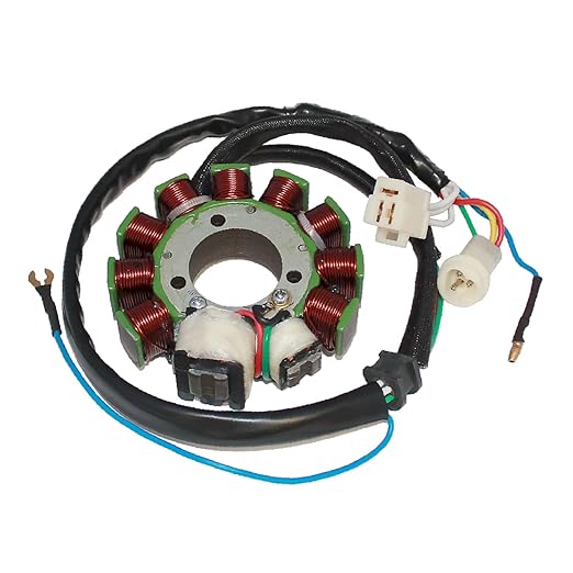 Generator Stator with Yamaha XT 225 Serow 1992-2000 XT225 ， 4BE-81410-01-00 / 4BE-81410-00-00