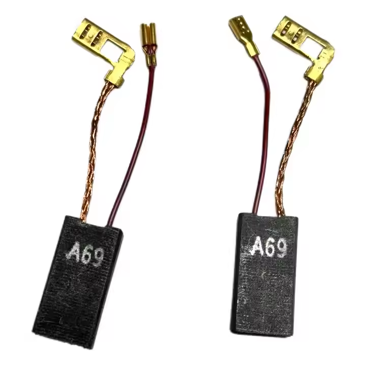 Electric Tool DW Carbon Brushes Double Wires 6.3*12.5*24.5 MM
