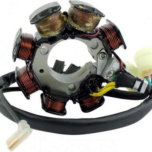 Generator Stator with Honda TRX250TE TRX250TM Fourtrax Recon TRX 250 TM TE 2005-2021，31120-HM8-B01 31120-HM8-B00