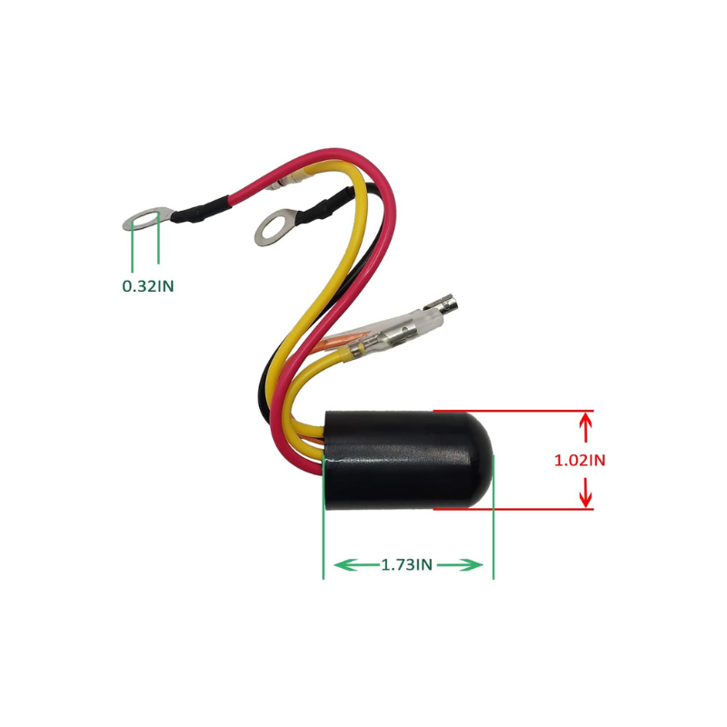 AM128906 Electrical Time Delay Module Fits for John Deere 345 GX345 425 445 Lawn Tractor