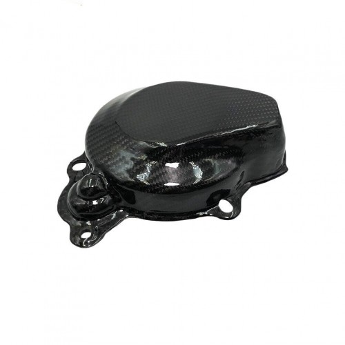 Motorcycle Engine Carbon Fiber TE150 TX125 Generator Ignition Cover Guard for HUSQVARNA TE TX 125 150 2018-2019picture2