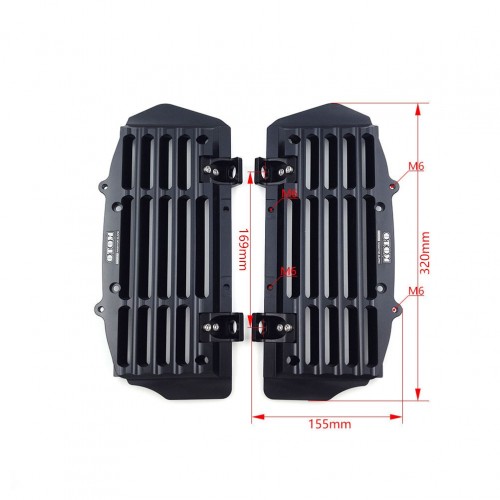 Radiator Guard Protection Shutter Style for KTM HUSQVARNA SX SXF XC XCF 16-22 XCW EXC EXCF 17-23 7903503400030, 7903513400030, 7913503400030picture6