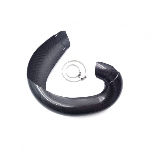 Motorcycle 2 Stroke 2023 SX XC 2024 EXC XCW Carbon Fiber Exhaust Cover Guard Protection for KTM HUSQVARNA GASGASpicture4