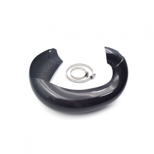 Motorcycle 2 Stroke 2023 SX XC 2024 EXC XCW Carbon Fiber Exhaust Cover Guard Protection for KTM HUSQVARNA GASGASpicture3