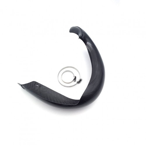 Motorcycle 2 Stroke 2023 SX XC 2024 EXC XCW Carbon Fiber Exhaust Cover Guard Protection for KTM HUSQVARNA GASGASpicture5