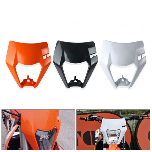 Enduro Motorcycle Head Light Shroud 125 150 250 300 350 450 500 EXC EXCF XCW XCFW Headlight Mask Cover for KTM 17-23picture4