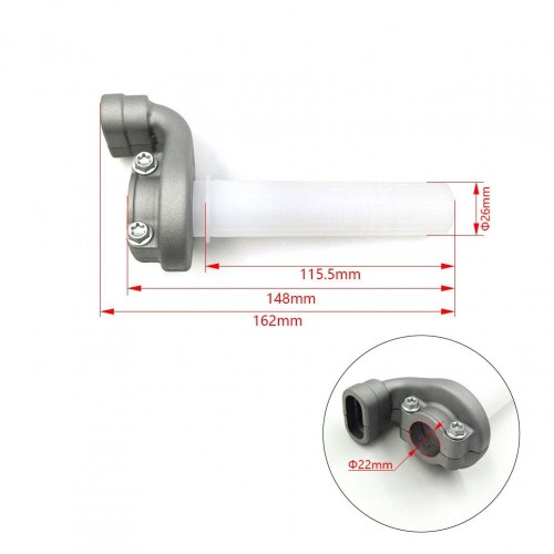 Motorcycle Throttle Control Casing Handlebar Twister Grip Fueler Tube Base Kit for KTM SXF XCF HUSQVARNApicture3