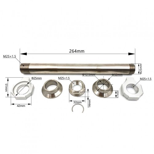Off-road Motorcycle SX SXF XC XCF Rear Axle Block Bushing Kit for KTM HUSQVARNA GASGAS 125-450picture5