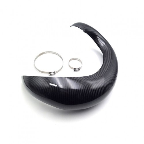 Off-road Motorcycle 2 Stroke Carbon Fiber Exhaust Cover Guard Protection for KTM HUSQVARNA GASGAS 250 300picture5